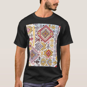 Indiaas tapijt, paisley mandala, yoga t-shirt