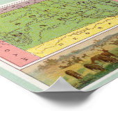 Indiaas Territorium, New Mexico, South Dakota, Tex Poster (Hoek)