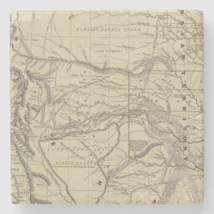 Indiaas Territorium, Noord-Texas, Nieuw Mexico Stenen Onderzetter