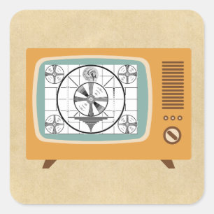 Indiaas testpatroon vierkante sticker