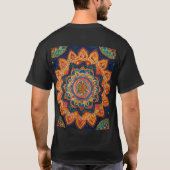 Indiaas traditioneel rangoli T-shirt (Achterkant)