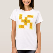 Indiaas traditioneel Swastika T-shirt (Voorkant)