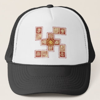Indiaas traditioneel Swastika Trucker Pet