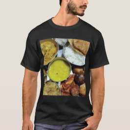 Indiaas Vegetarisch Voedsel T-shirt