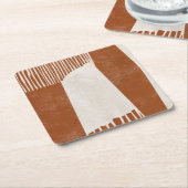 Indiaas veld I Kartonnen Onderzetters (Schuin)