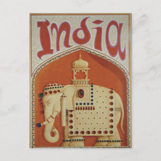 Indiaas vintonijnreis briefkaart