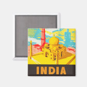 Indiaas vintonijnreis magneet (Voorkant / Achterkant)