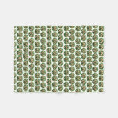 Indiaas voedselblad Saag Paneer Spinach Kaas Fleece Deken (Voorkant (Horizontaal))