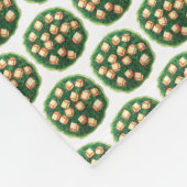 Indiaas voedselblad Saag Paneer Spinach Kaas Fleece Deken (Hoek)