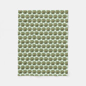 Indiaas voedselblad Saag Paneer Spinach Kaas Fleece Deken (Voorkant)