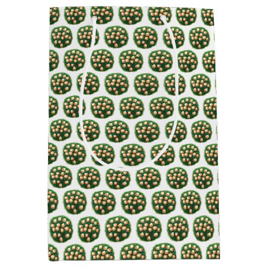 Indiaas voedselblad Saag Paneer Spinach Kaas Medium Cadeauzakje (Voorkant)