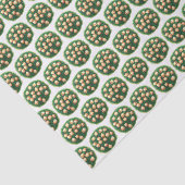 Indiaas voedselblad Saag Paneer Spinach Kaas Tissuepapier (Detail)