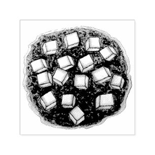 Indiaas voedselblad Saag Paneer Spinach Kaas Zelfinktende Stempel