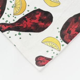 Indiaas voedseltandoorkoken Tandoori Chicken Fleece Deken