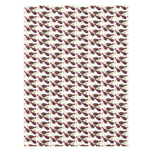 Indiaas voedseltandoorkoken Tandoori Chicken Tafelkleed (Voorkant)