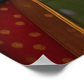  Indiaas vrouwelijk portret Pichwai Painting Poster (Hoek)