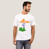 Indiaas zegel t-shirt (Voorkant volledig)