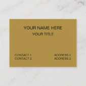 Indiaas zoet Til Laddu zoet eten Visitekaartje (Achterkant)