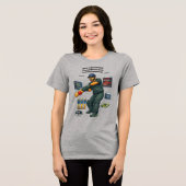 Indiaase software engineer codeur speelt cricket U Tri-Blend Shirt (Voorkant volledig)
