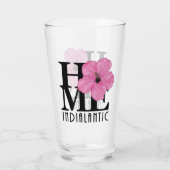 Indialantiel HOME roze hibiscus Glas (Achterkant)