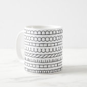Indian Art Design on a mug Koffiemok (Voorkant links)