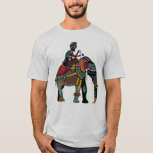 INDIAN ART ELEPHANT met RIDER T-Shirt