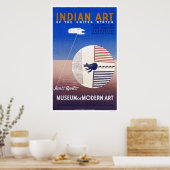 Indian Art in America 1936 WPA Poster (Keuken)