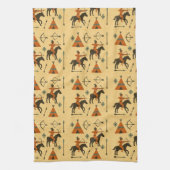 Indian art theedoek (Verticaal)