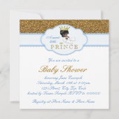 Indian Baby Boy Shower Kaart (Achterkant)