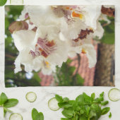 Indian Bean Tree Bloemen Theedoek (Gevouwen)
