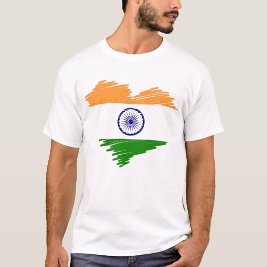 INDIAN BF - INDIAN LOVER - INDIAN FLAG - INDIAN BO T-SHIRT (Voorkant)