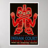 Indian Blanket SF Expo 1939 WPA Poster (Voorkant)