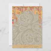 Indian Boy Baby Naming Ceremony Kaart (Achterkant)