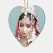 Indian bride keramisch ornament (Links)