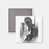 Indian Chief  Magneet (Voorkant / Achterkant)