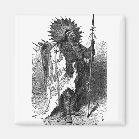 Indian Chief  Magneet (Voorkant)