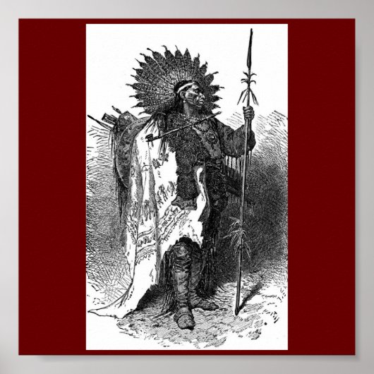 Indian Chief Poster (Voorkant)