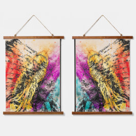 Indian Chief Profile Duo Hangend Wandkleed
