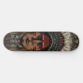 Indian Chief Skateboard | Tribal Skateboard Deck (Horizontaal)