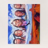 Indian Chiefs Beroemde inheemse Amerikanen horizon Legpuzzel (Verticaal)