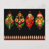 Indian Cotton Fabric Briefkaart (Voorkant)