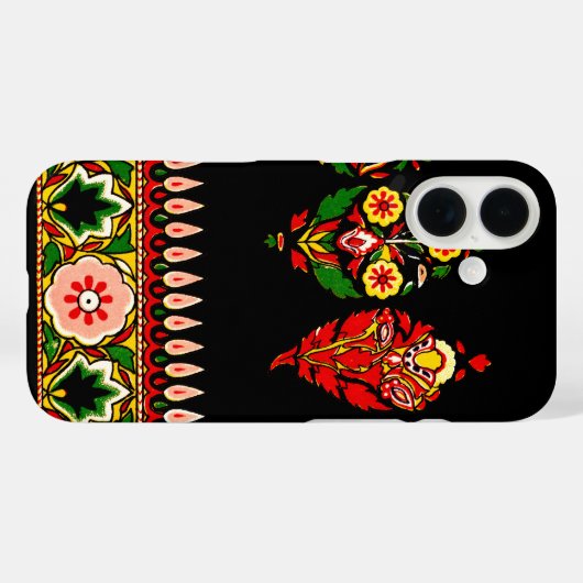 Indian Cotton Fabric Case-Mate iPhone Case (Achterkant (horizontaal))