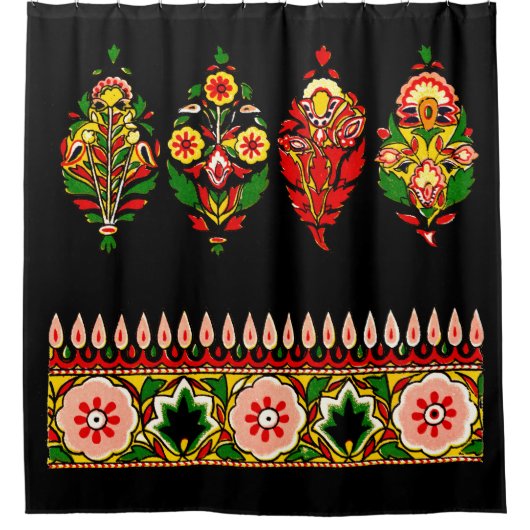 Indian Cotton Fabric Douchegordijn (Voorkant)