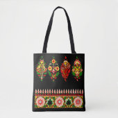 Indian Cotton Fabric Tote Bag (Voorkant)