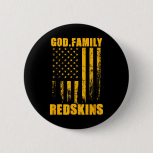 Indian Creek Redskins God. Familie. Vintage Usa Vl Ronde Button 5,7 Cm