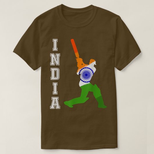 Indian Cricket Jersey India Cricket Team Lover Sup T-shirt (Design voorkant)