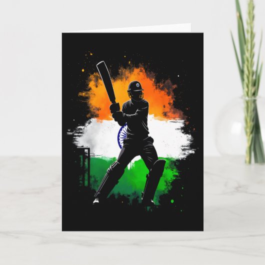 Indian Cricket Pride Tter  Kaart (Voorkant)