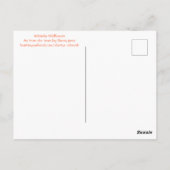 Indian Deken Bloem Post Kaart (Achterkant)