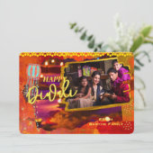 Indian Diwali Feestdagenkaart (Staand voorkant)