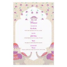 Indian Elegance Wedding Menu